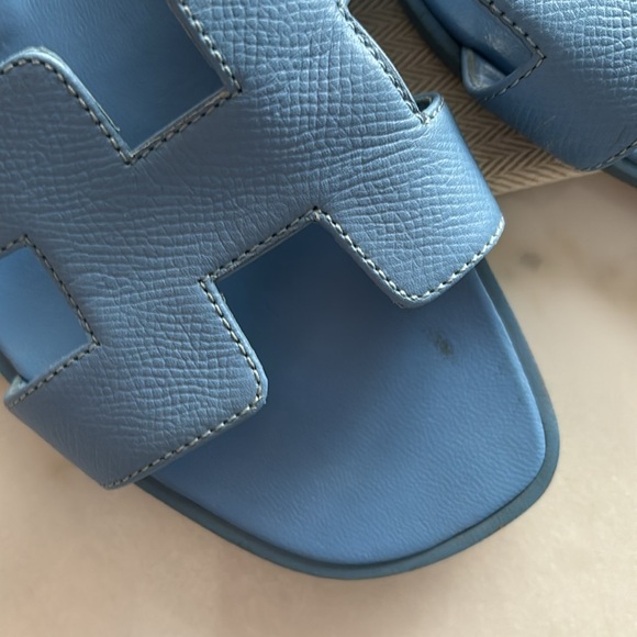 Hermès Oran Bleu Cameo size 37 ½ - Picture 6 of 6